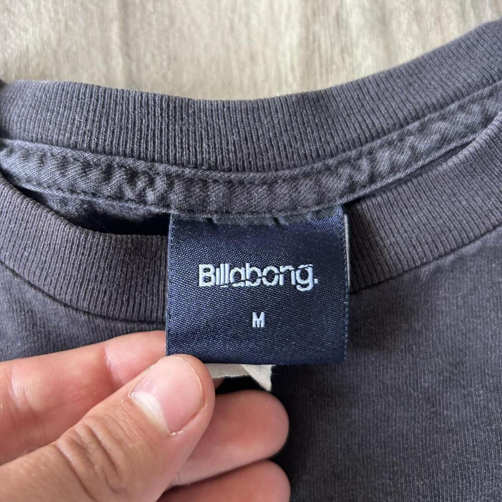 Billabong Vintage 90’s Billabong black surf tee Size M center hit Size US M / EU 48-50 / 2 - 3 Thumbnail