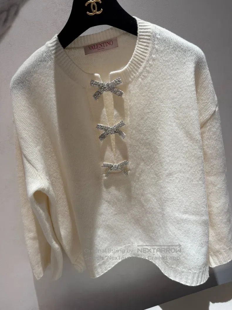 Valentino Cashmere sweater with bows