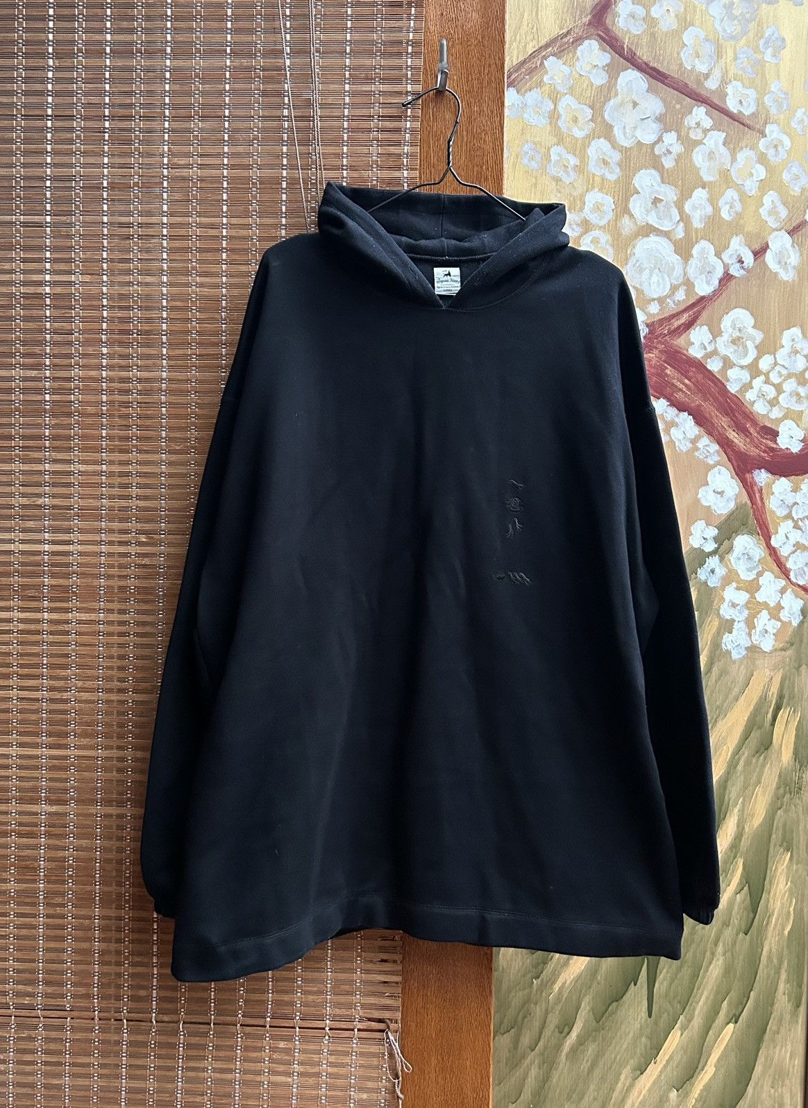 Japanese Brand × Sasquatchfabrix Sasquatchfabrix 19AW Big Hoodie in Black 19AW-CSP-004 Size US L / EU 52-54 / 3 - 1 Thumbnail
