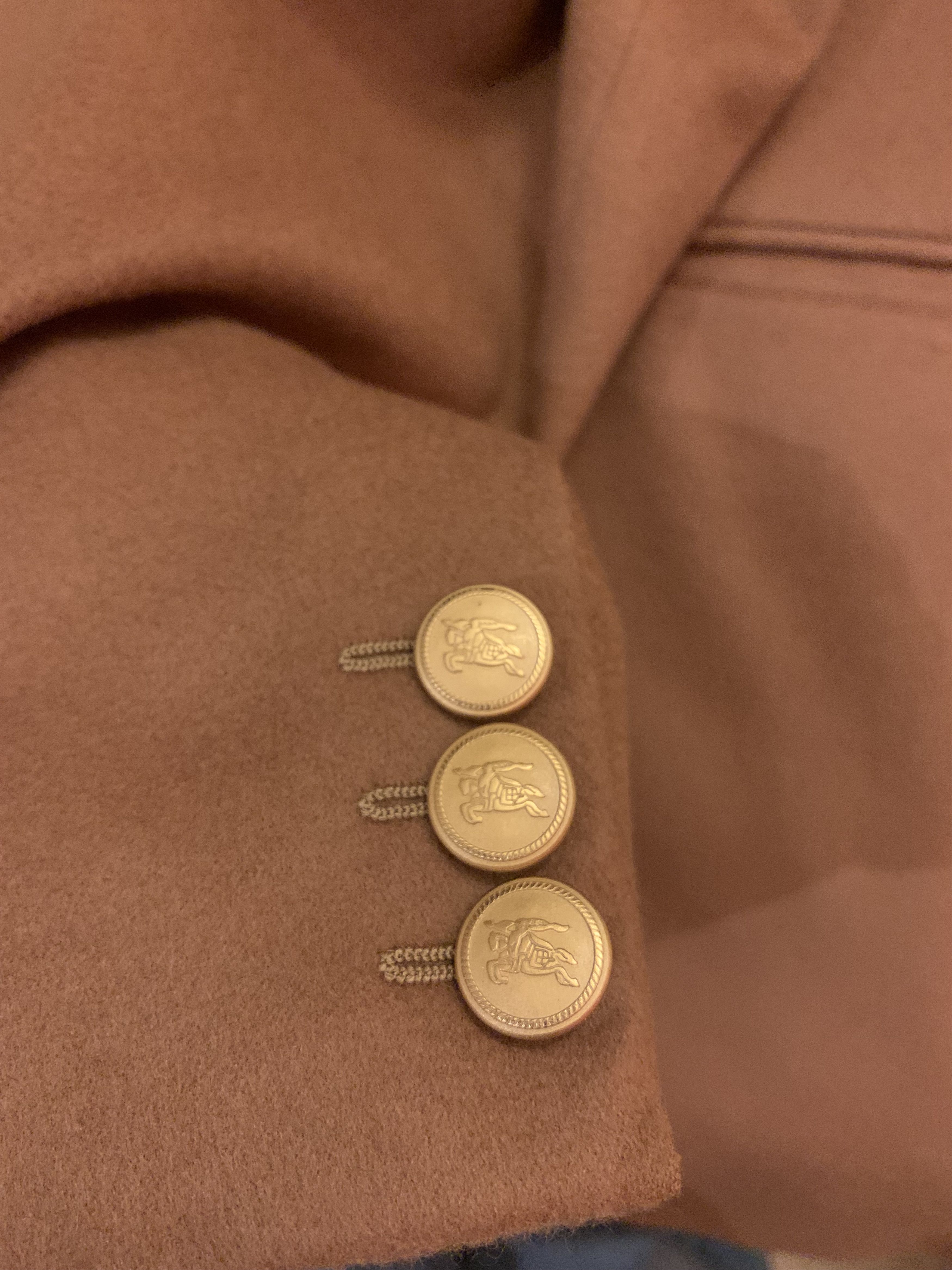 Burberry Vintage Burberry Blazer – 100% Virgin Wool – Camel – IT52 Size 52R - 13 Thumbnail