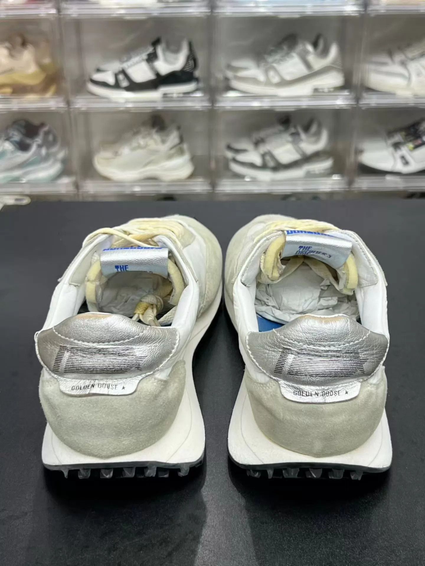 Golden Goose Golden Goose GGDB Marathon Distressed White Size 43 Size US 10 / EU 43 - 7 Thumbnail