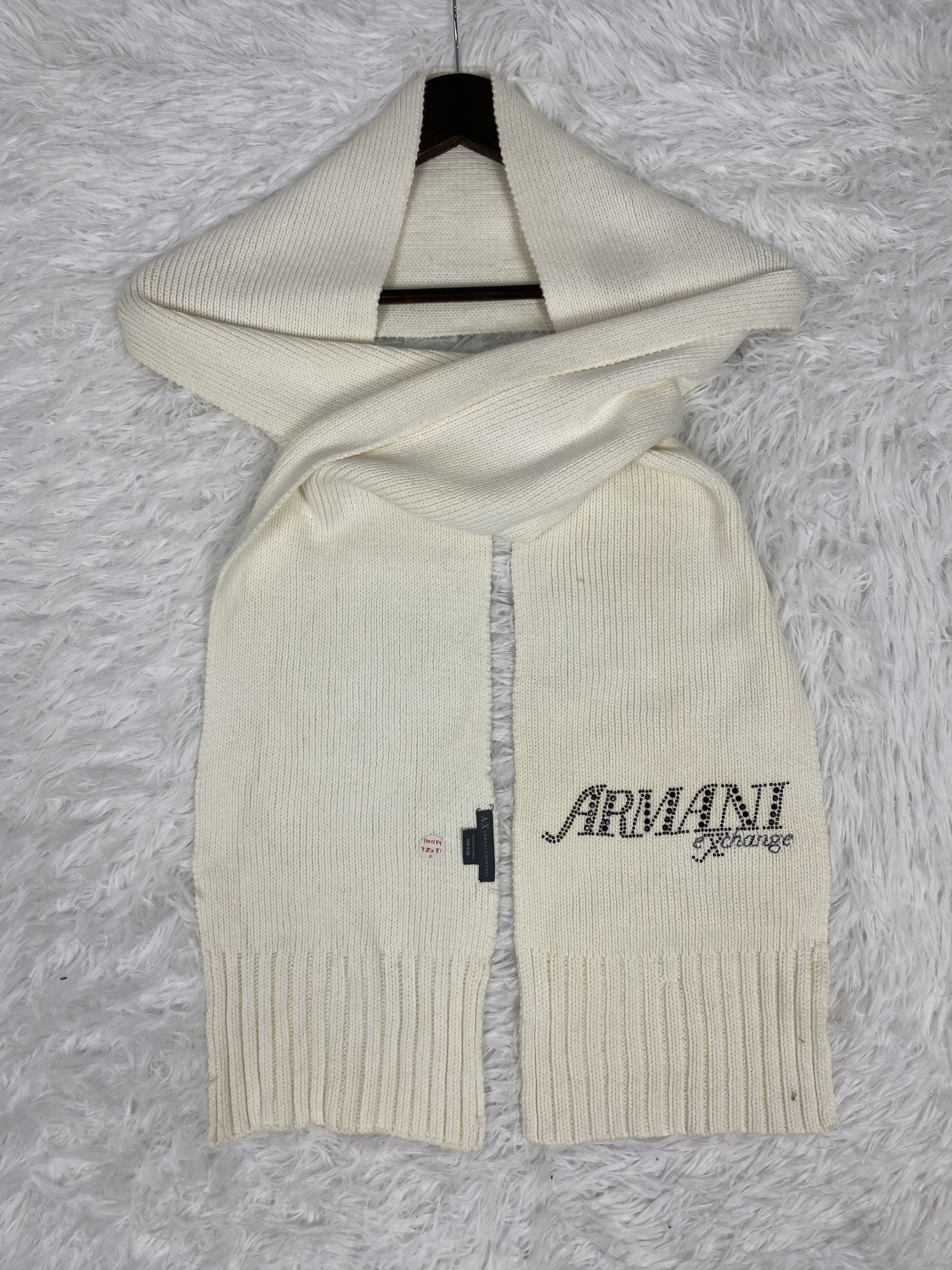 Armani Exchange × Vintage Vintage Armani Exchange Scarf / Muffler Neckwear PM0188 Size ONE SIZE - 5 Thumbnail