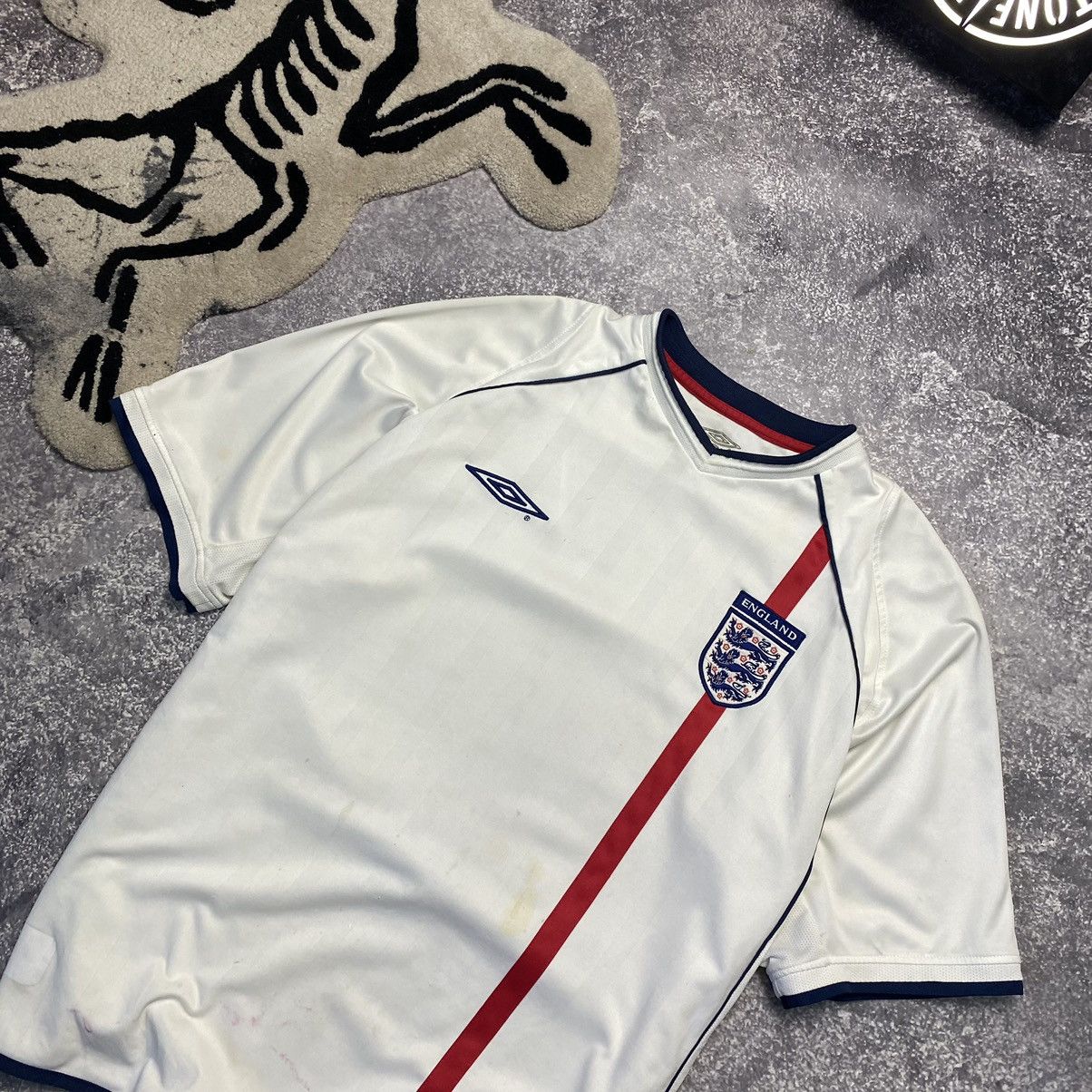 Umbro Vintage Umbro FC England 2001 National Soccer jersey Size US XL / EU 56 / 4 - 2 Thumbnail