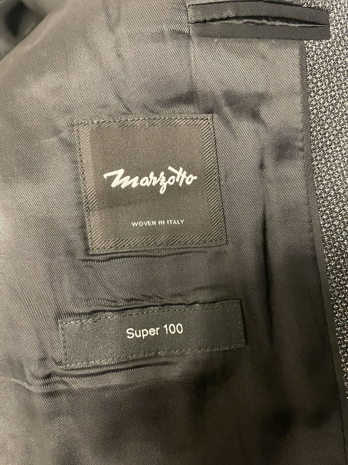 Hugo Boss Marzotto Wool Nailhead Phoenix/Madisen Jacket Size 46R - 5 Thumbnail