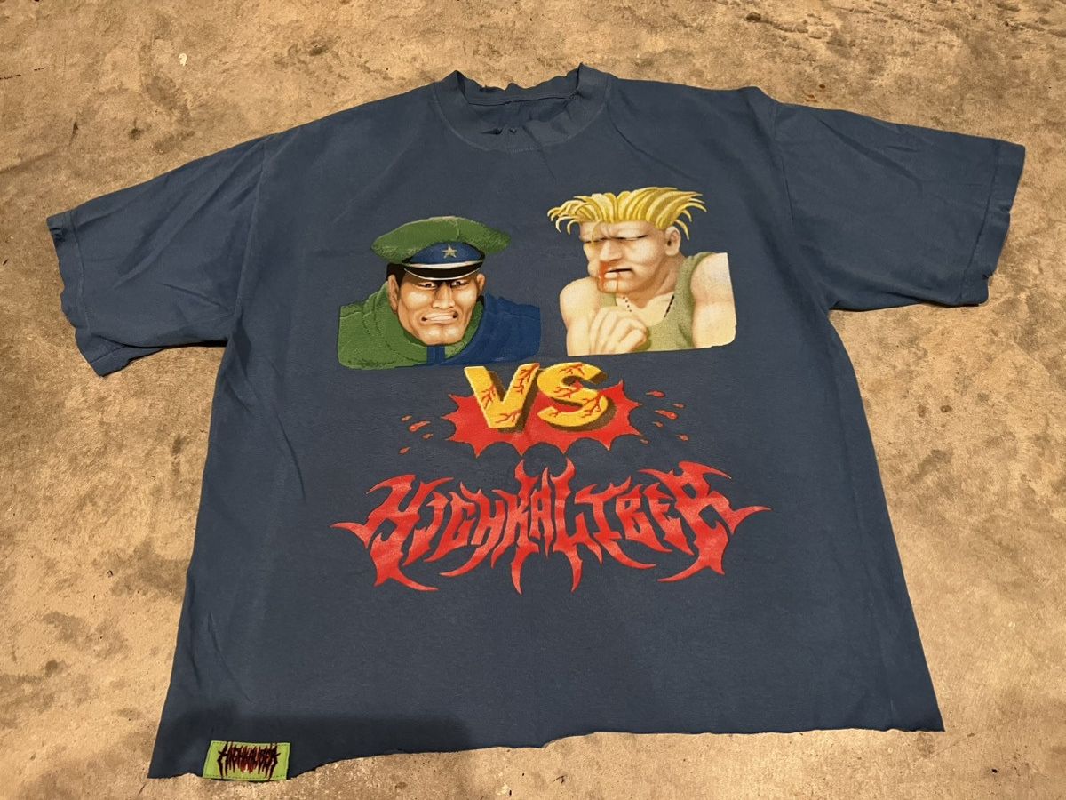 Vintage Vintage Blue Capcom Promo Tee Size US L / EU 52-54 / 3 - 1 Thumbnail