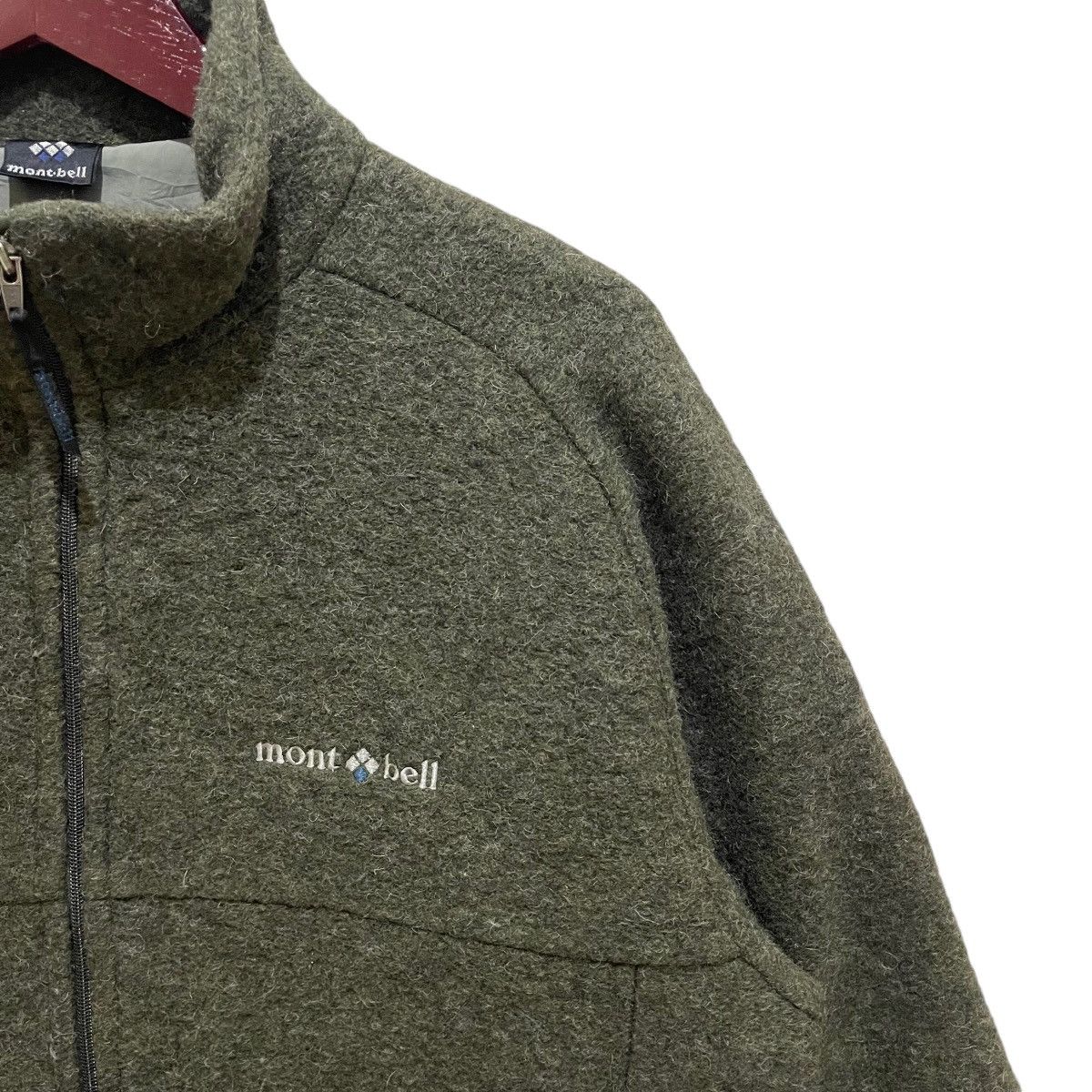 Montbell × Vintage Vintage Mont Bell Wool Zipper Outdoor Jacket Size US L / EU 52-54 / 3 - 3 Thumbnail