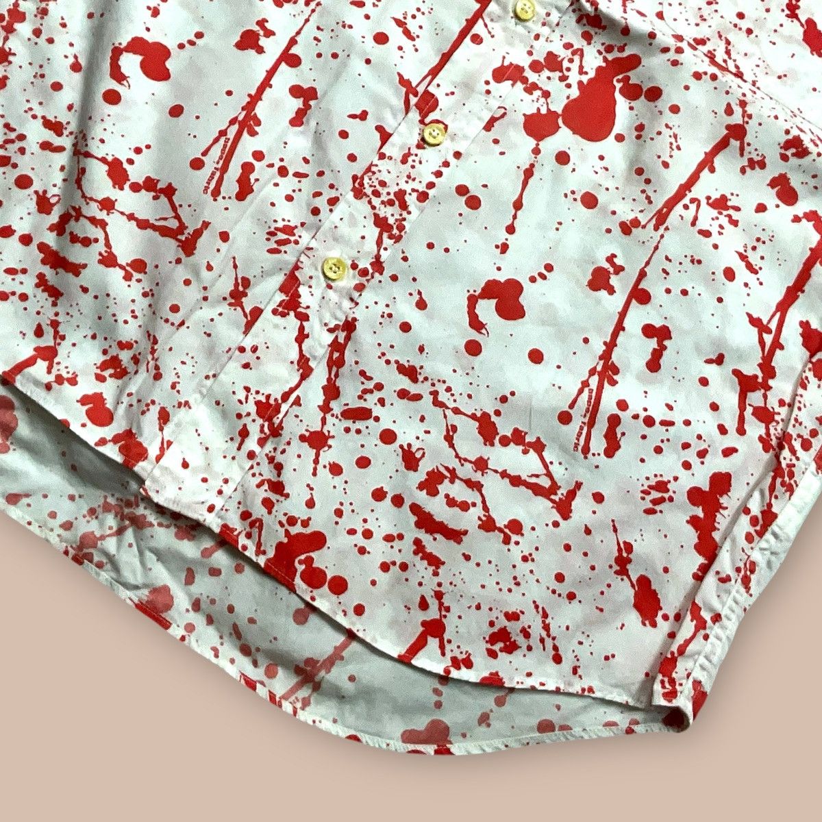 Bape OG2000's Bape Paint Splatter L/S Button up Shirt Size US L / EU 52-54 / 3 - 8 Thumbnail