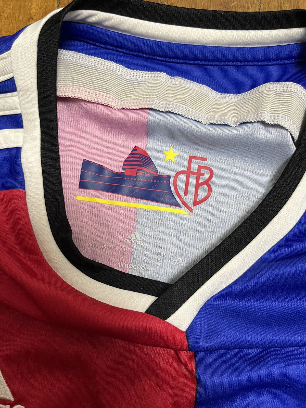 Adidas Adidas Basel 2014/15 #14 Stocker Jersey Size US L / EU 52-54 / 3 - 4 Thumbnail