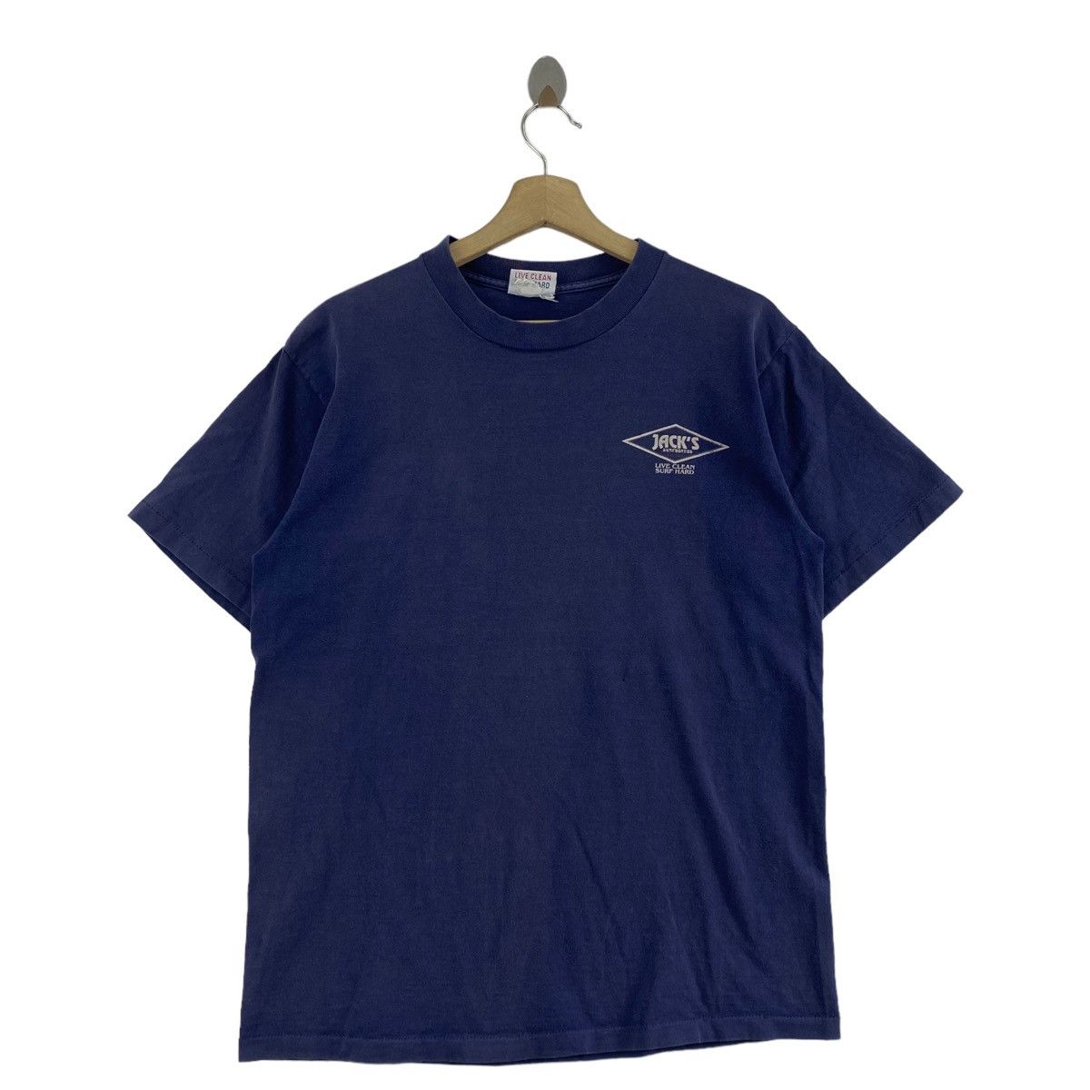 Vintage Vintage 90s JACK'S SURFBOARD Live Clean Surf Hard Brand Size US M / EU 48-50 / 2 - 1 Thumbnail