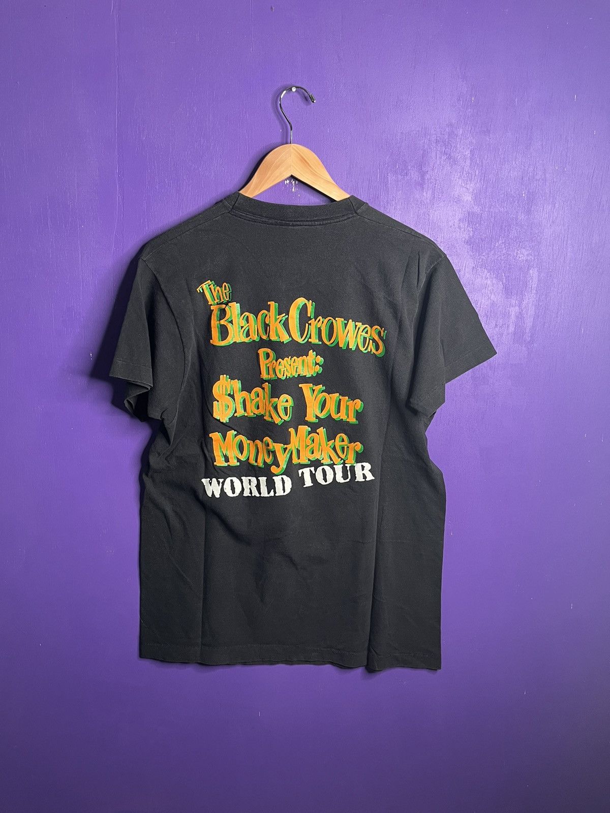 Band Tees × Vintage Vintage 90s the black crowes world tour t-shirt Size US L / EU 52-54 / 3 - 2 Thumbnail
