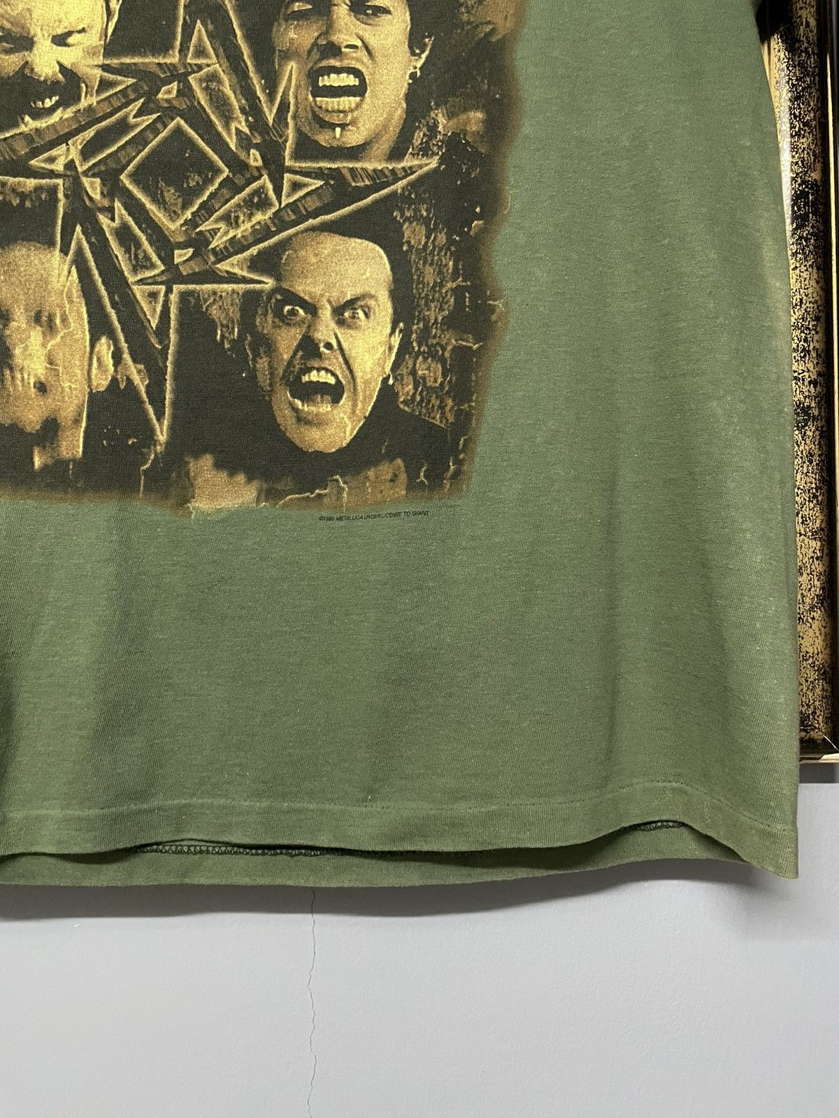 Vintage Vintage 1998 Og Metallica Tour Single Stitch Sunfaded Tee Size US XL / EU 56 / 4 - 8 Thumbnail