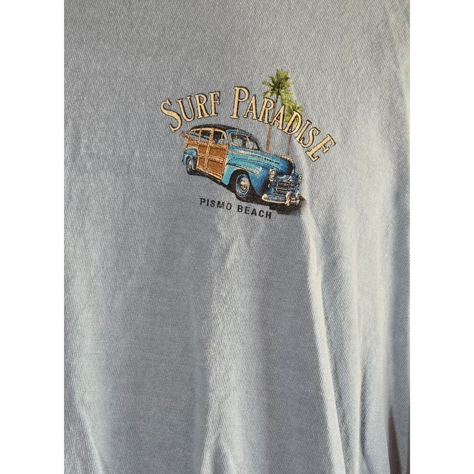 Gildan Gildan Blue Surf Paradise Pismo Beach Graphic Shirt XL Size US XL / EU 56 / 4 - 2 Thumbnail