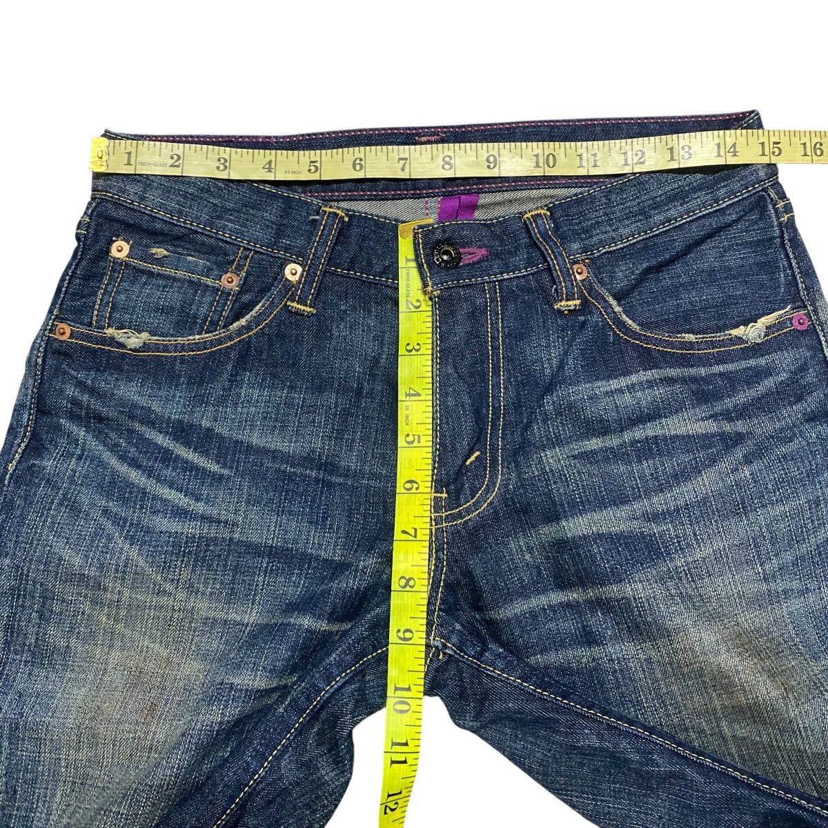 Levi's Levis 507 Purple Stitch Flare Jeans Size US 29 - 16 Thumbnail