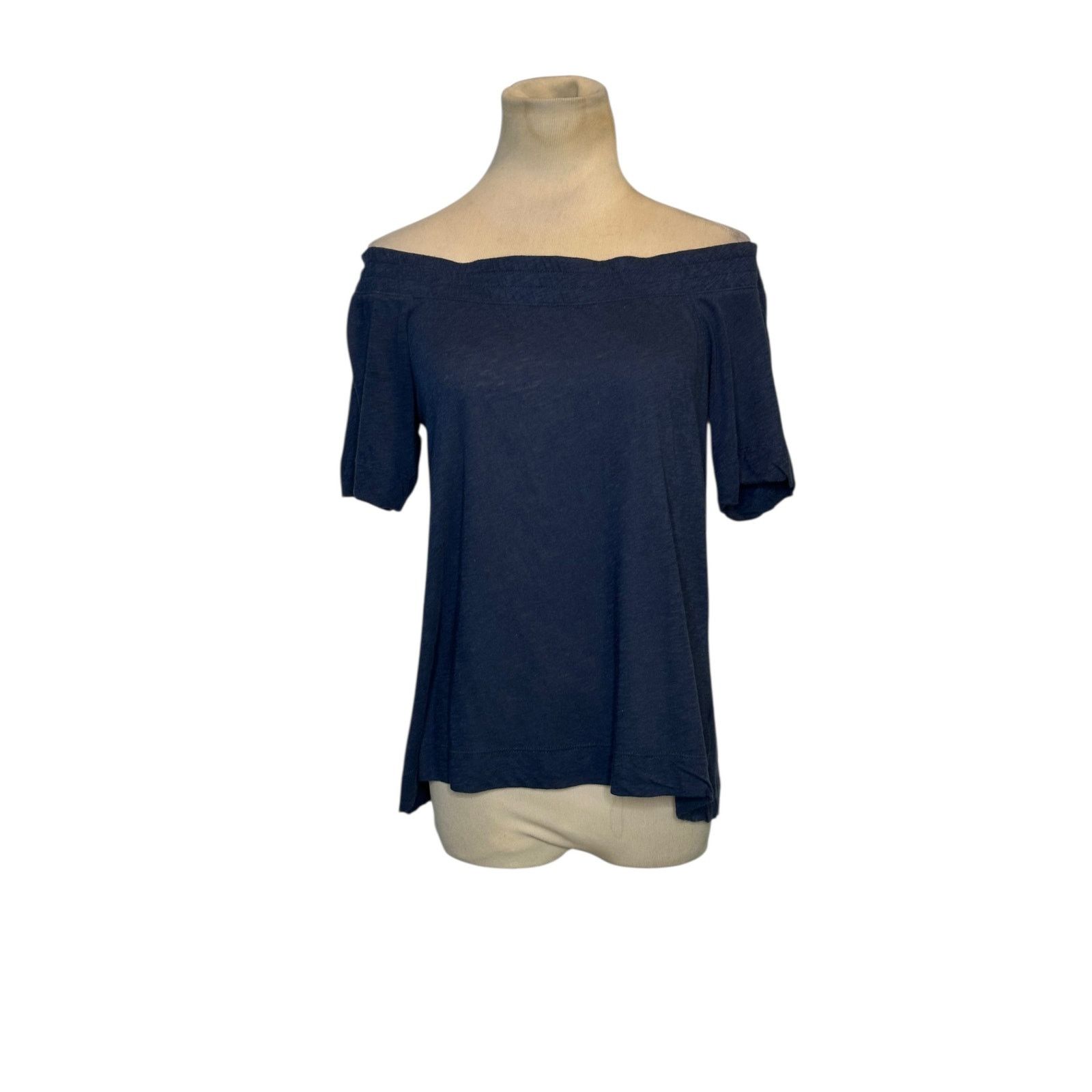 Splendid Splendid blue short sleeves off shoulders top size small Size S / US 4 / IT 40 - 11 Thumbnail
