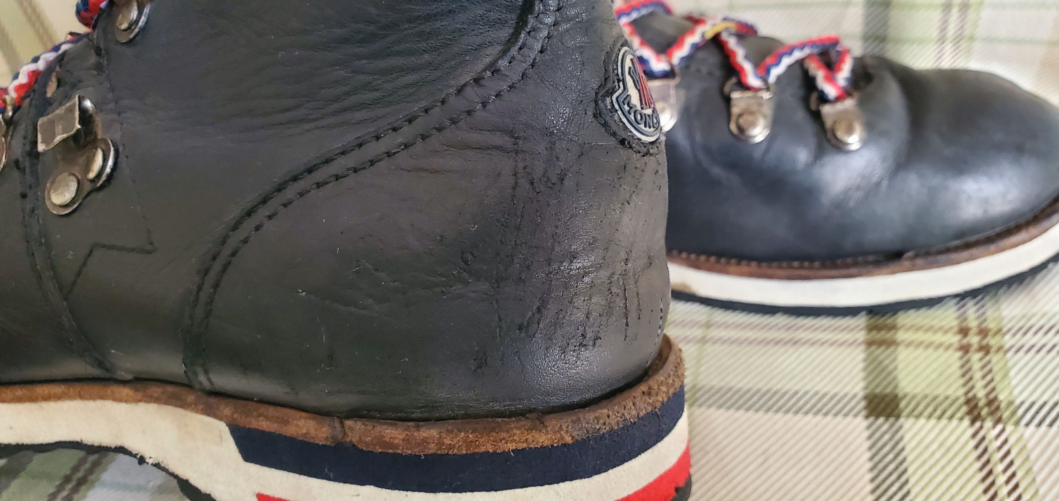 Moncler Moncler Black Leather Hiking Ankle Boots Size US 7.5 / EU 40-41 - 7 Thumbnail
