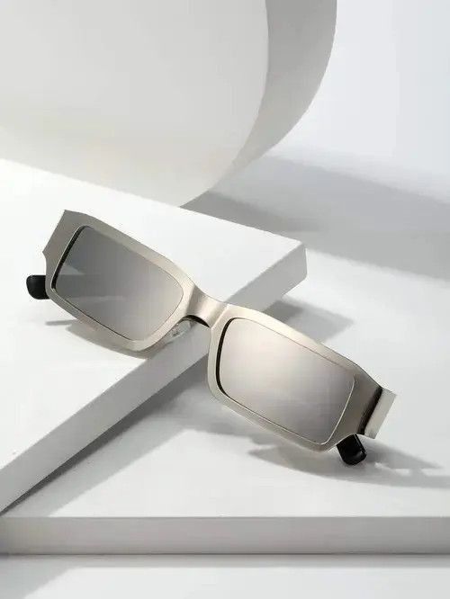 Vintage Retro Punk Style Sunglasses Square Frame Size ONE SIZE - 3 Thumbnail