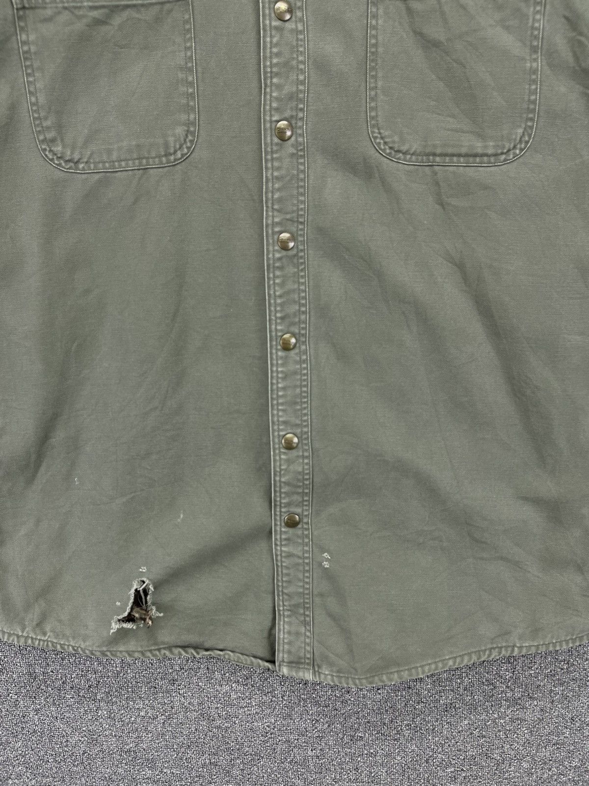 Carhartt Vintage Carhartt Button Up Work Wear Jacket Size US L / EU 52-54 / 3 - 6 Thumbnail