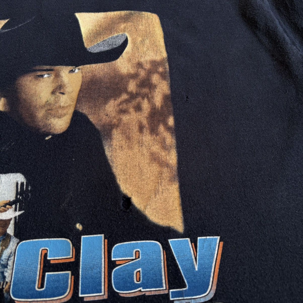 Vintage Vintage Clay Walker Who Needs You Baby Country Band T Shirt Size US L / EU 52-54 / 3 - 2 Thumbnail