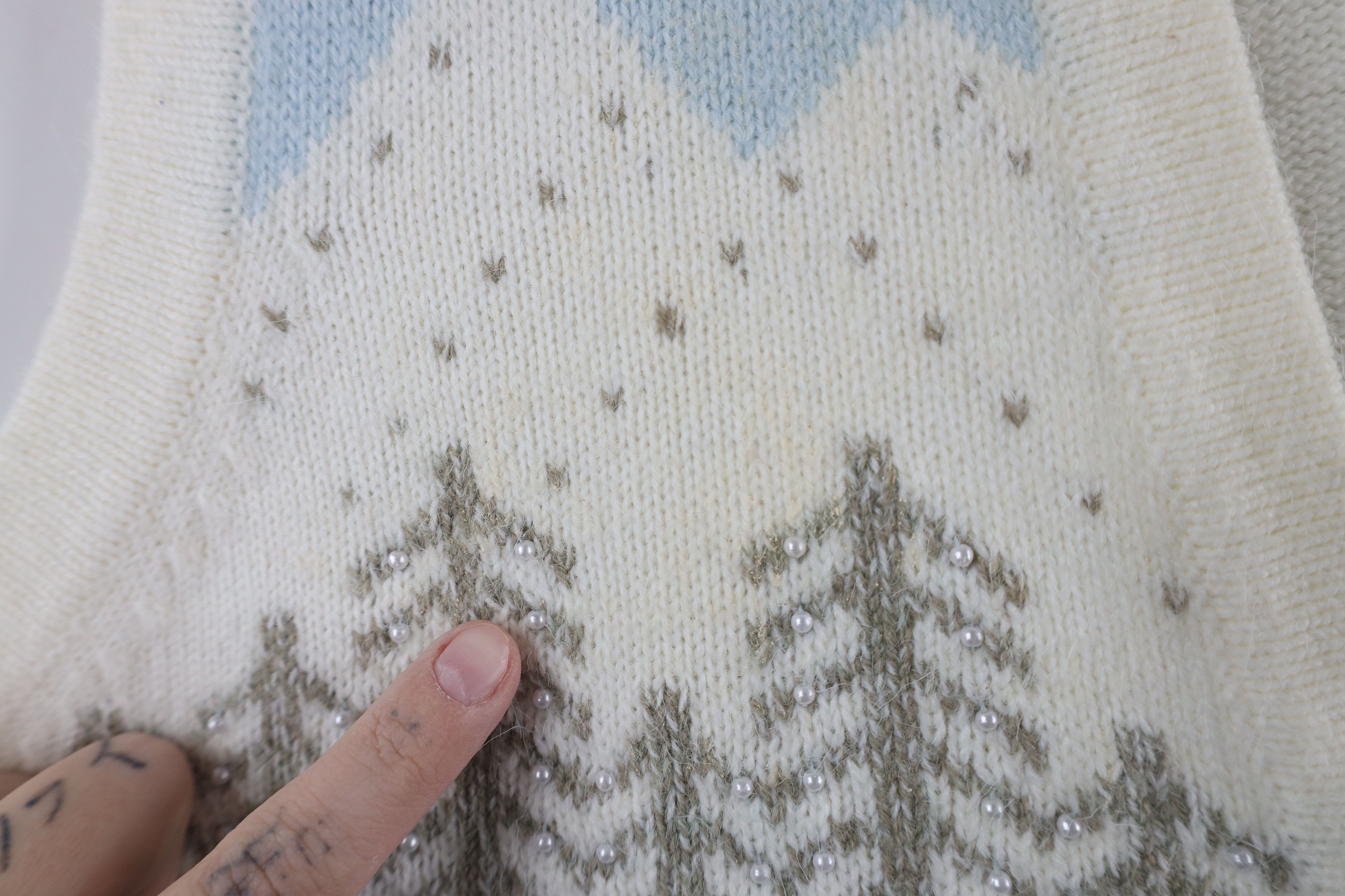 Vintage Vintage 90s Streetwear Print Christmas Tree Sweater Vest Size M / US 6-8 / IT 42-44 - 5 Thumbnail