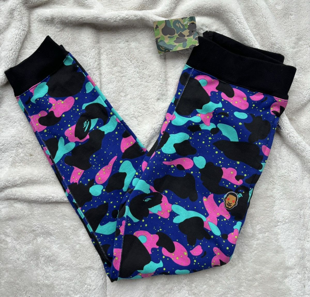 Bape Bape x Kid Cudi Space Camo Sweatpants Size US 38 / EU 54 - 1 Thumbnail