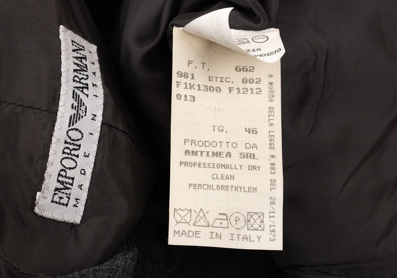 Emporio Armani Wool Blend Pile Gilet in Gray and Dark Brown Size US S / EU 44-46 / 1 - 14 Thumbnail