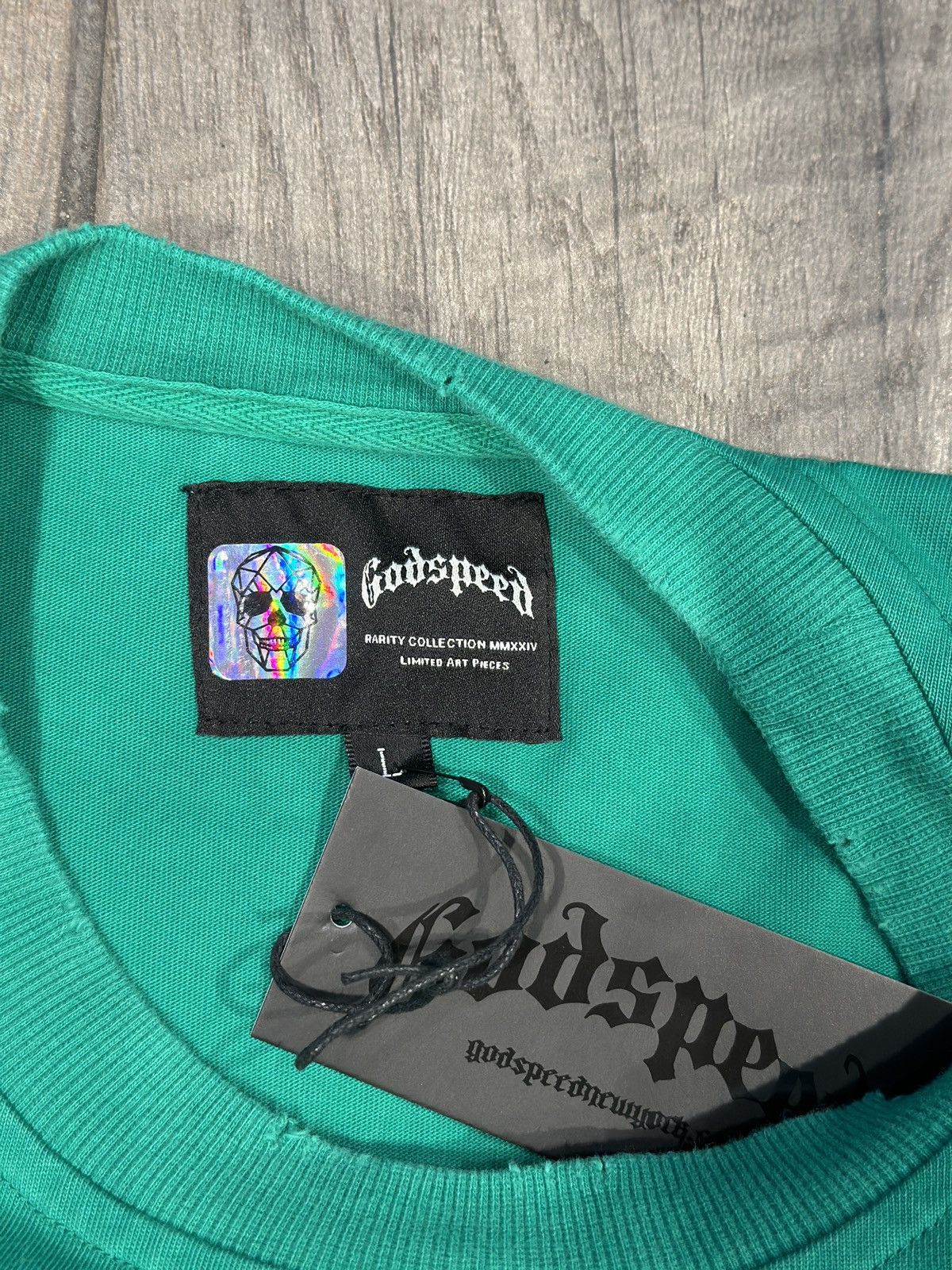 Godspeed GODSPEED BIKER NATION TEE SHAMROCK GREEN Size US L / EU 52-54 / 3 - 3 Thumbnail