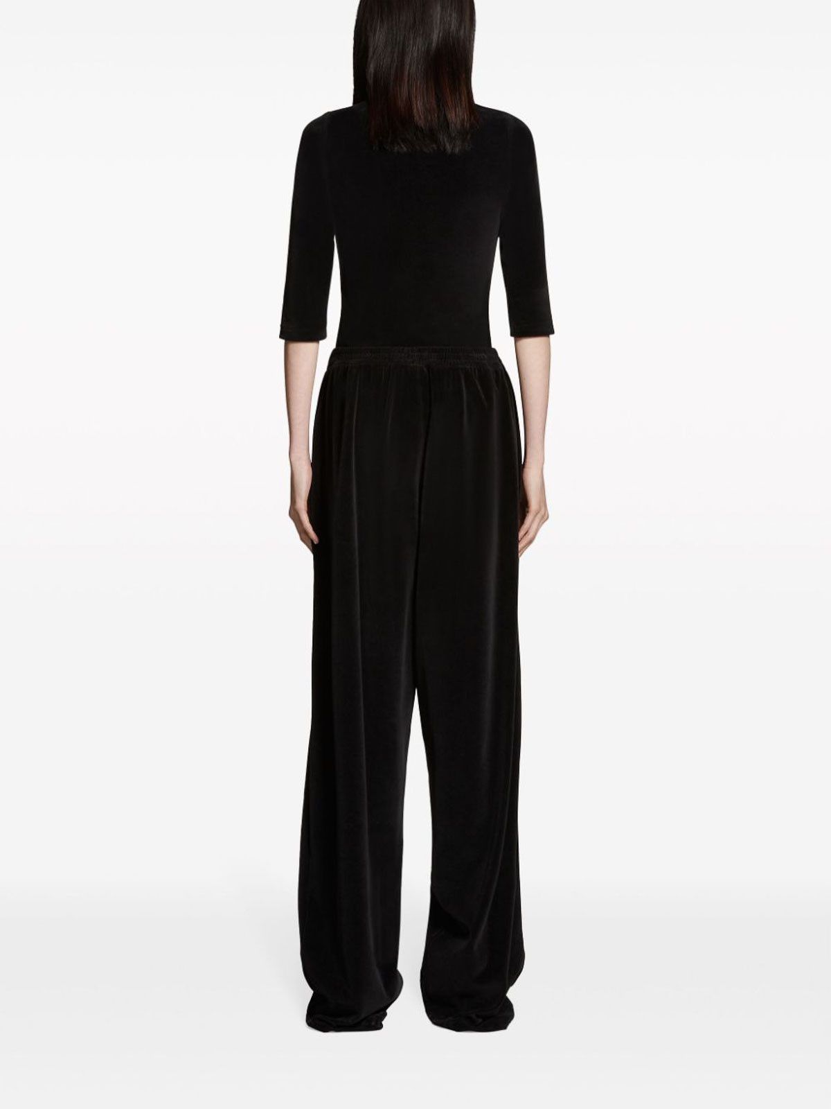 Balenciaga o1in1g0925 Political Campaign Baggy Pants in Black Size 27" / US 4 / IT 40 - 4 Thumbnail