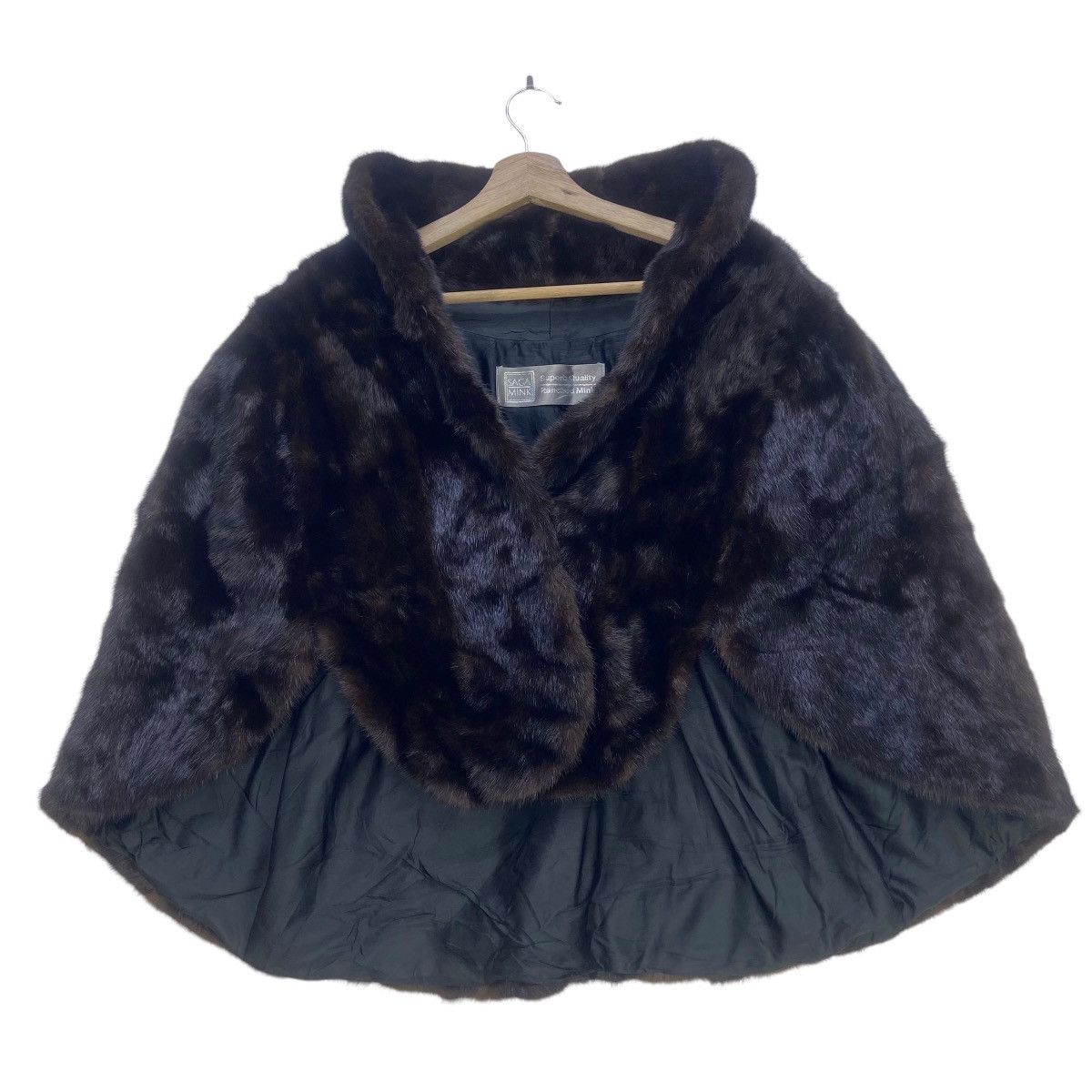 Sagafurs Saga Mink Fur Cape Size S / US 4 / IT 40 - 8 Thumbnail