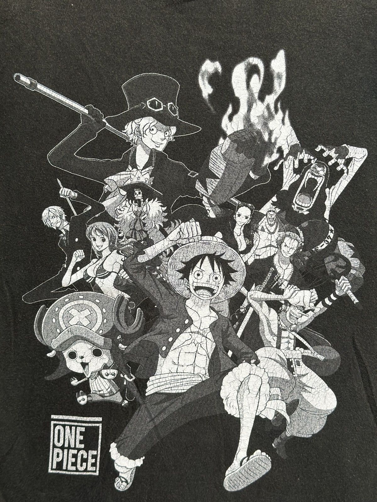 Anime × One Piece × Vintage Vintage Bandai One Peace Sun Faded Tee Size US S / EU 44-46 / 1 - 2 Thumbnail