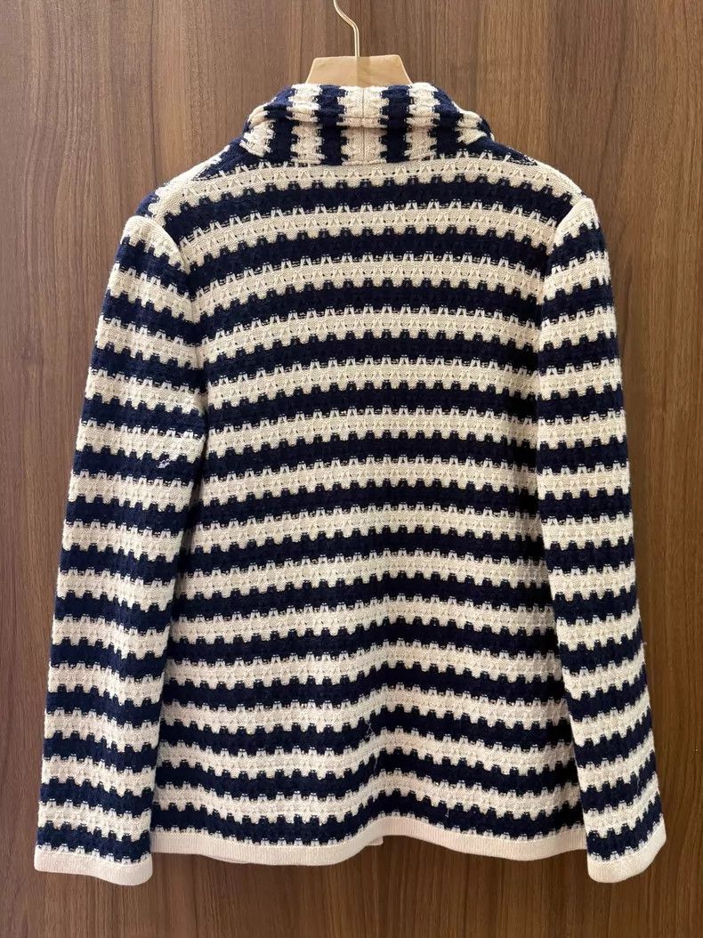 Chanel Chanel Striped knitted jacket Size XS / US 0-2 / IT 36-38 - 2 Thumbnail