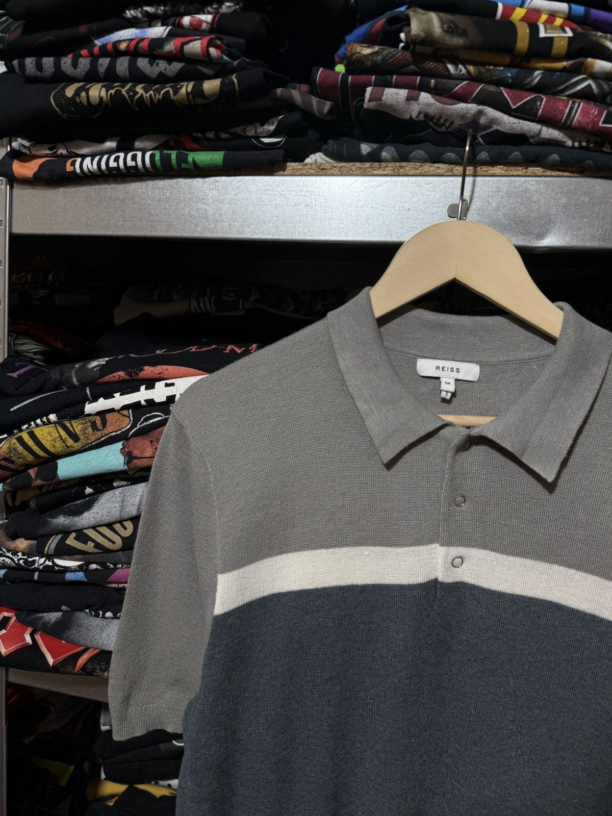 Reiss Luxury Reiss Cairns Colour Block Street Fashion Polo Shirt Size US M / EU 48-50 / 2 - 3 Thumbnail