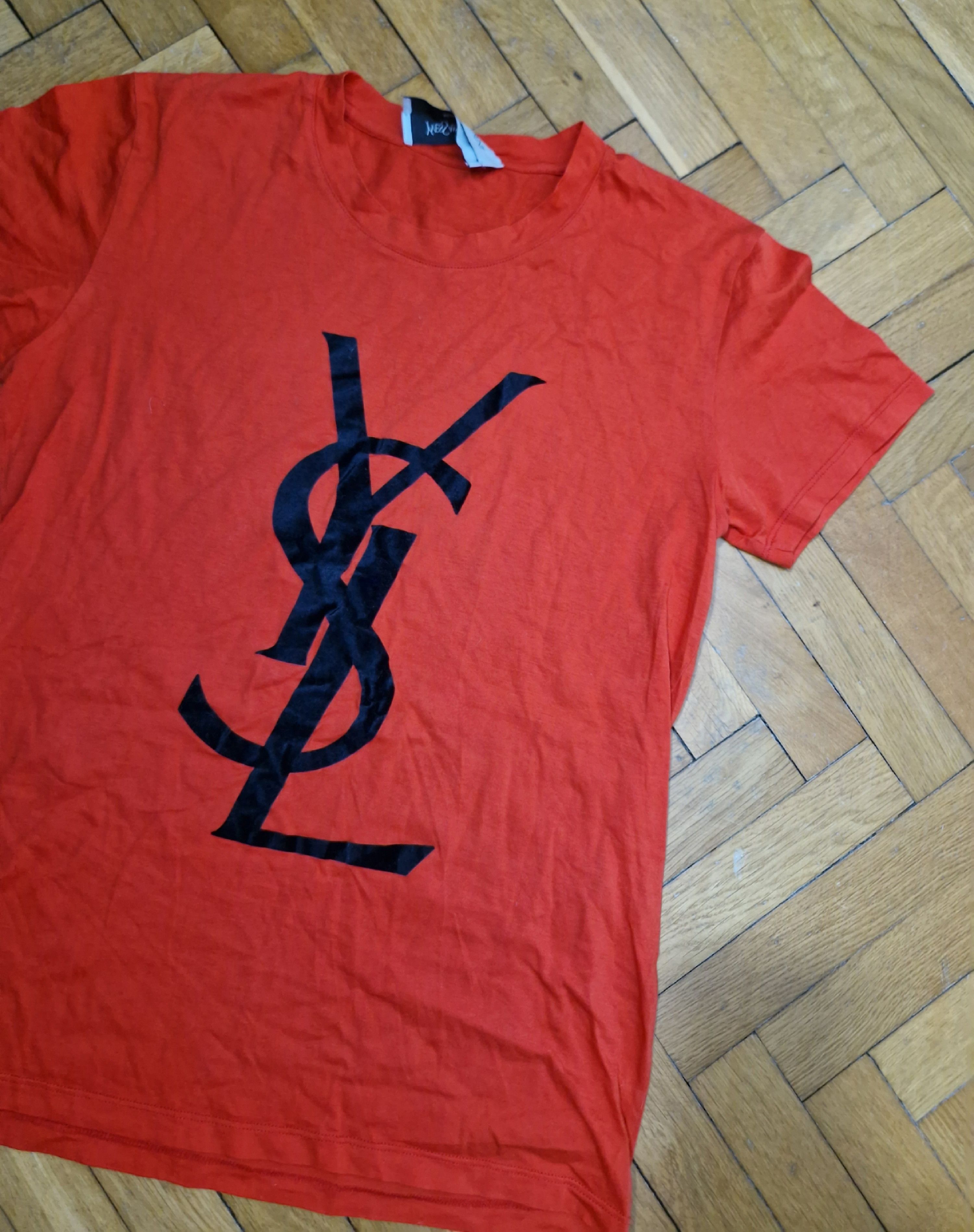 Yves Saint Laurent Yves Saint Laurent YSL OG logo tee Size M / US 6-8 / IT 42-44 - 2 Thumbnail