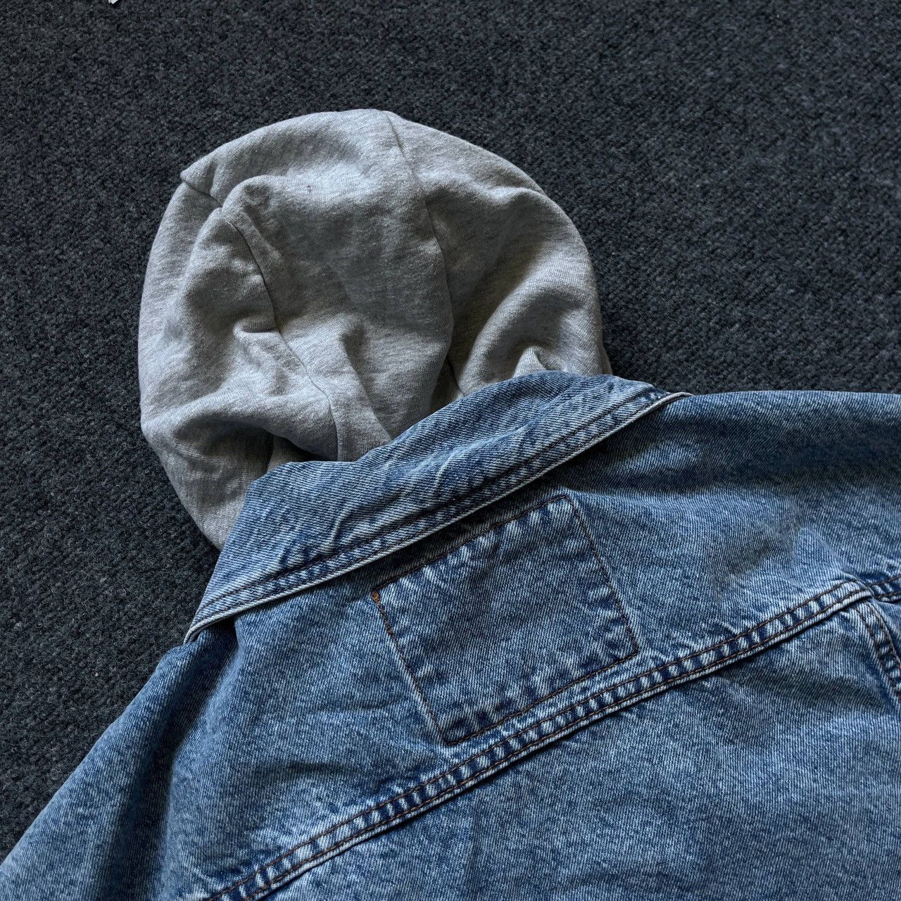 Primark Vtg Western Denim Jacket With Hood Size XL Primark 00s USA Size US XL / EU 56 / 4 - 17 Thumbnail