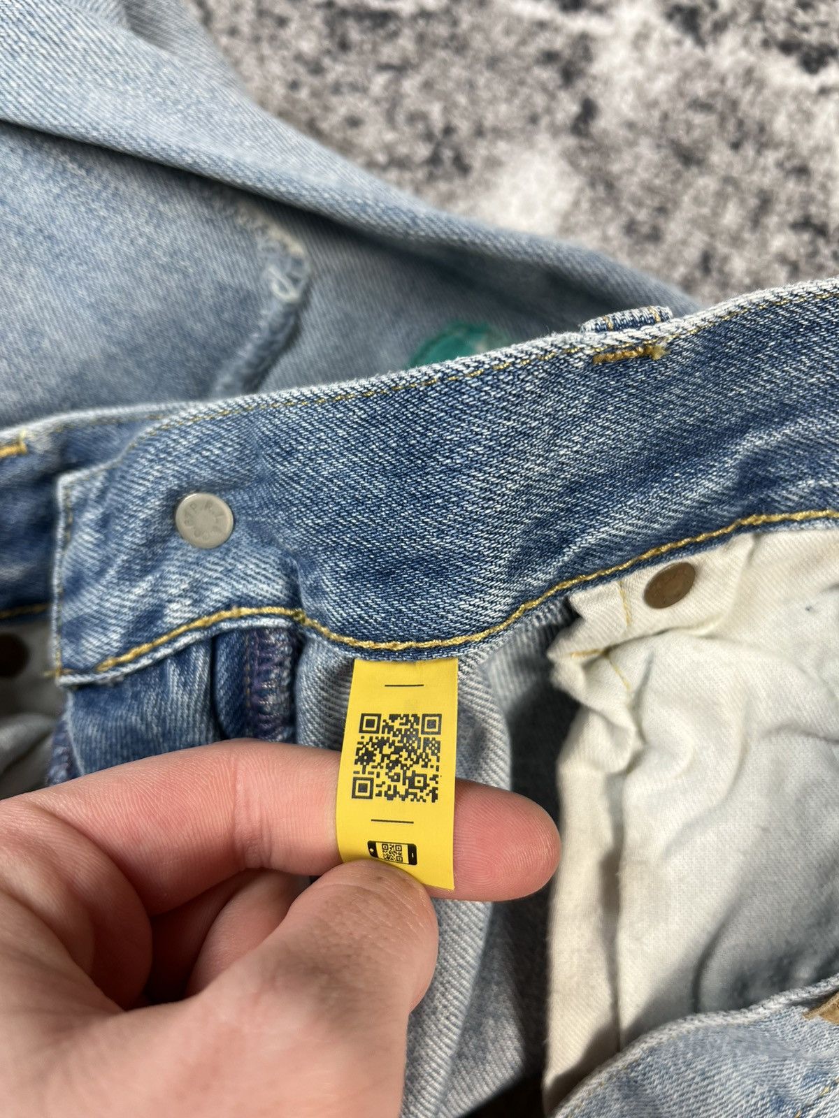 Polo Ralph Lauren Polo Ralph Lauren Patchwork Distressed Denim Jeans Size 27" / US 4 / IT 40 - 11 Thumbnail