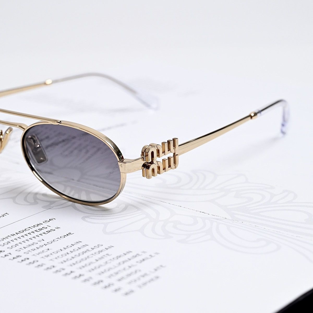 Miu Miu MIU MIU 0MU 54ZS SUNGLASSES Size ONE SIZE - 3 Thumbnail
