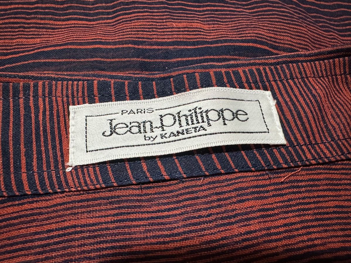 Japanese Brand 🔥Vintage Japanese Jean Phillipe Striped See Through Shirt Size US M / EU 48-50 / 2 - 5 Thumbnail