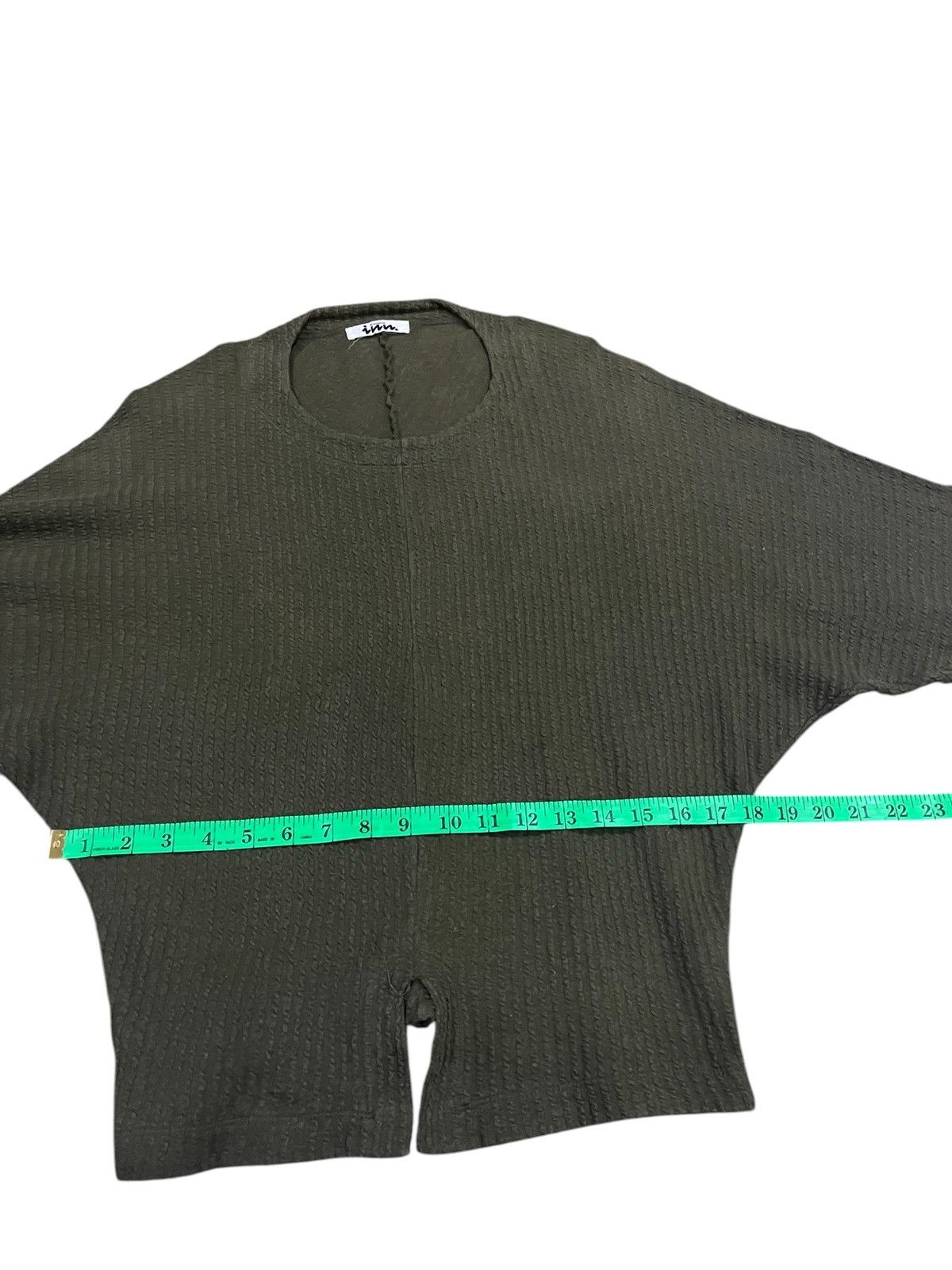 Issey Miyake vintage plantation by issey miyake batwing knit top green Size M / US 6-8 / IT 42-44 - 10 Thumbnail