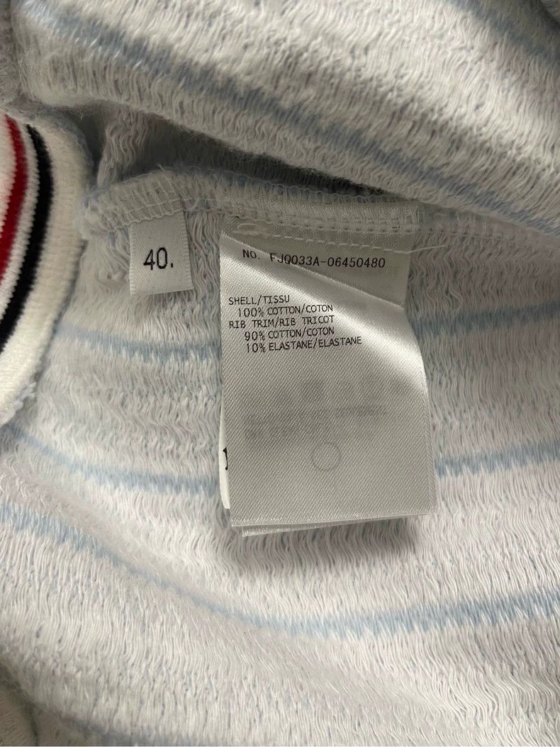 Thom Browne Thom Browne Blue and white striped drawstring shorts 2505-N Size US 40 / EU 56 - 3 Thumbnail