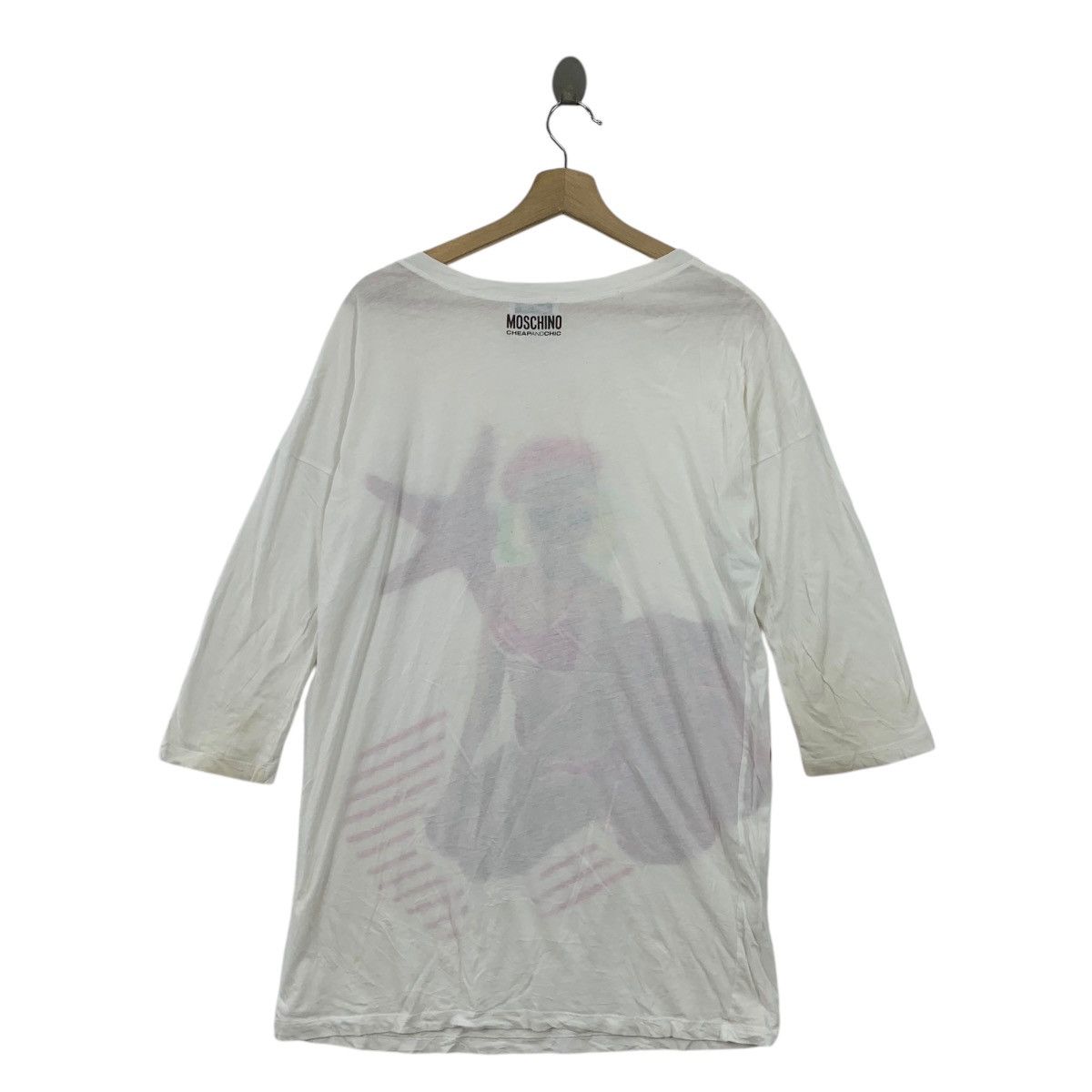 Moschino MOSCHINO CHEAP & CHIC Collection Picnic Tee Shirt Top Size S / US 4 / IT 40 - 4 Thumbnail
