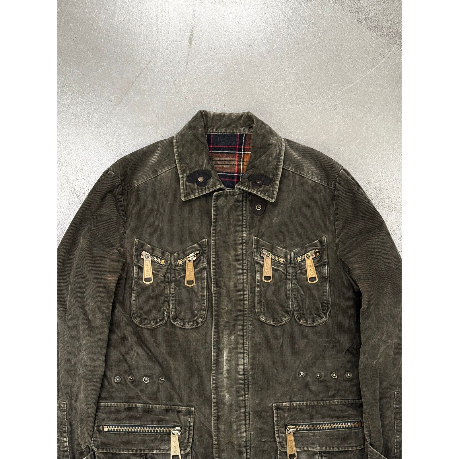 Dolce & Gabbana A/W2003 Dolce & Gabbana corduroy cargo jacket Size US M / EU 48-50 / 2 - 2 Thumbnail