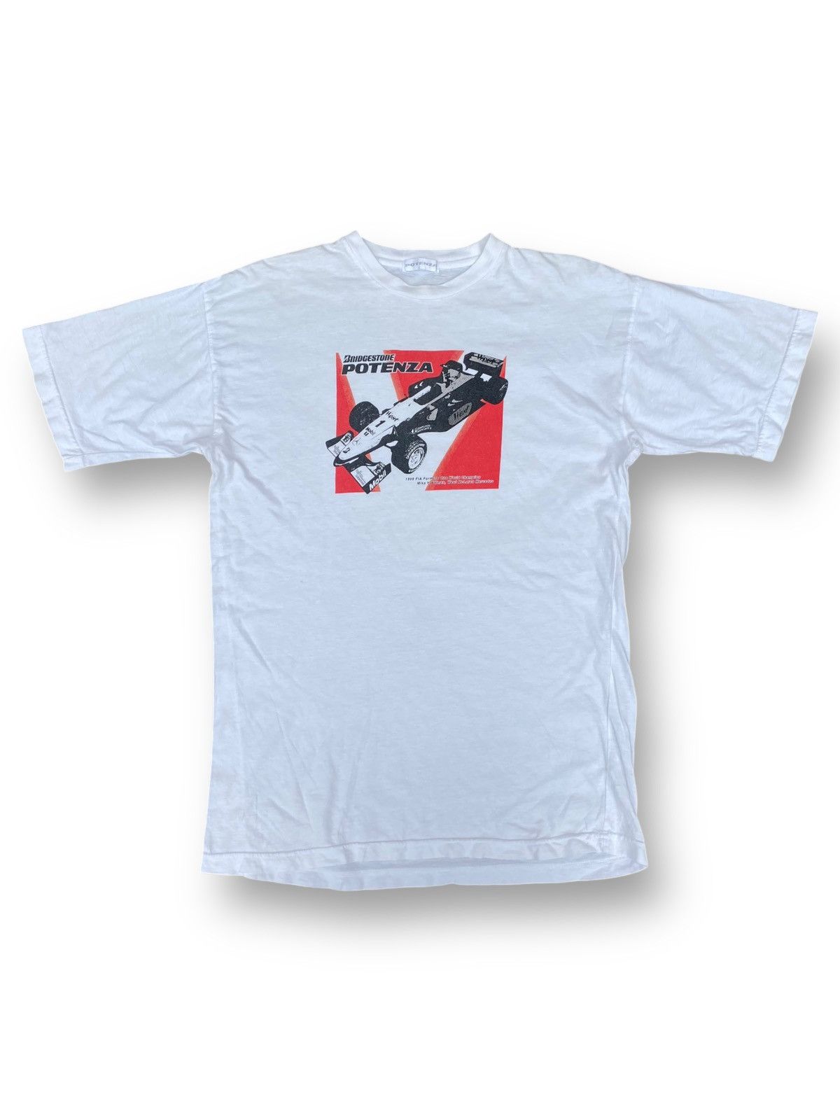 Formula 1 × Vintage Vintage 90s Potenza Bridgestone Mika Häkkinen F1 Team Size US M / EU 48-50 / 2 - 1 Thumbnail