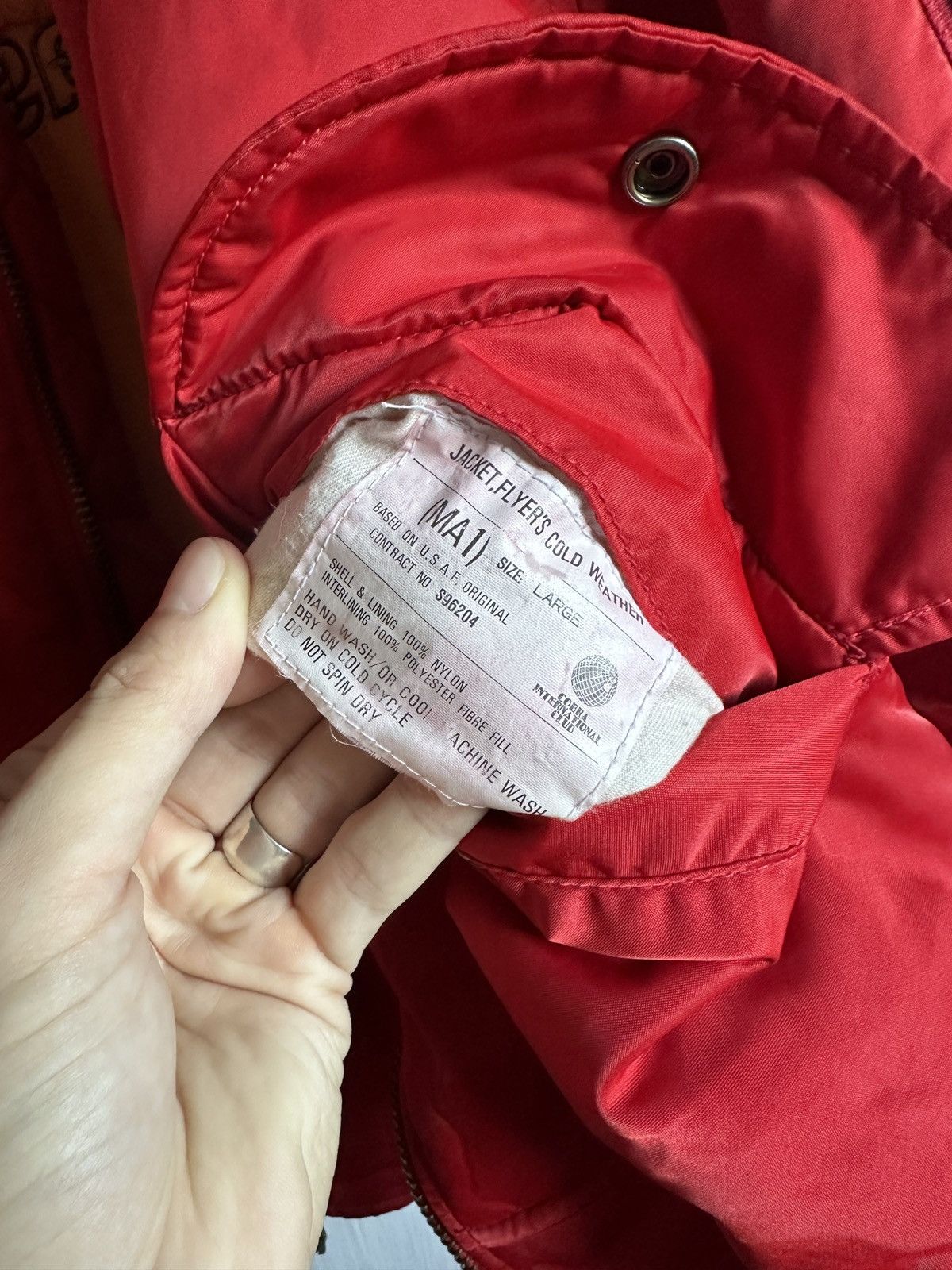 Japanese Brand × Vintage Kawasaki Vintage MA-1 bomber jacket japanese motor moto Size US L / EU 52-54 / 3 - 14 Thumbnail