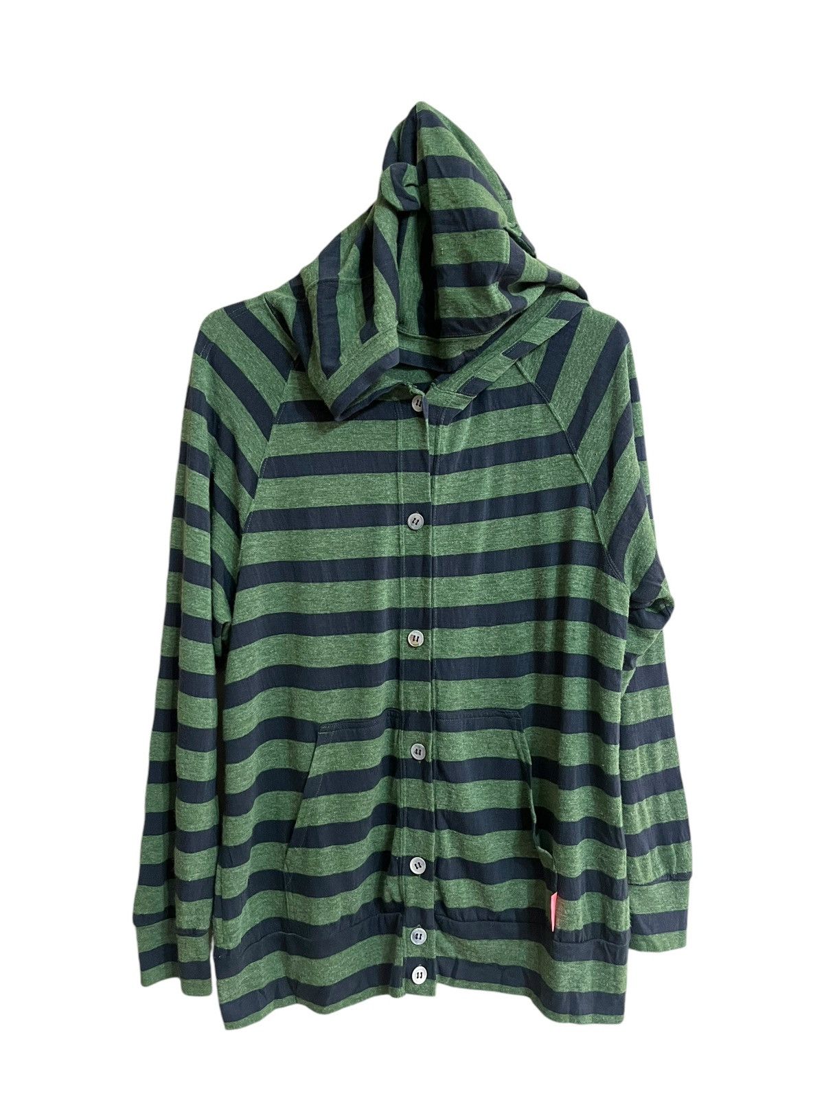 Issey Miyake × mercibeaucoup Vintage Mercibeaucoup Stripes Hoodie Size US M / EU 48-50 / 2 - 2 Thumbnail