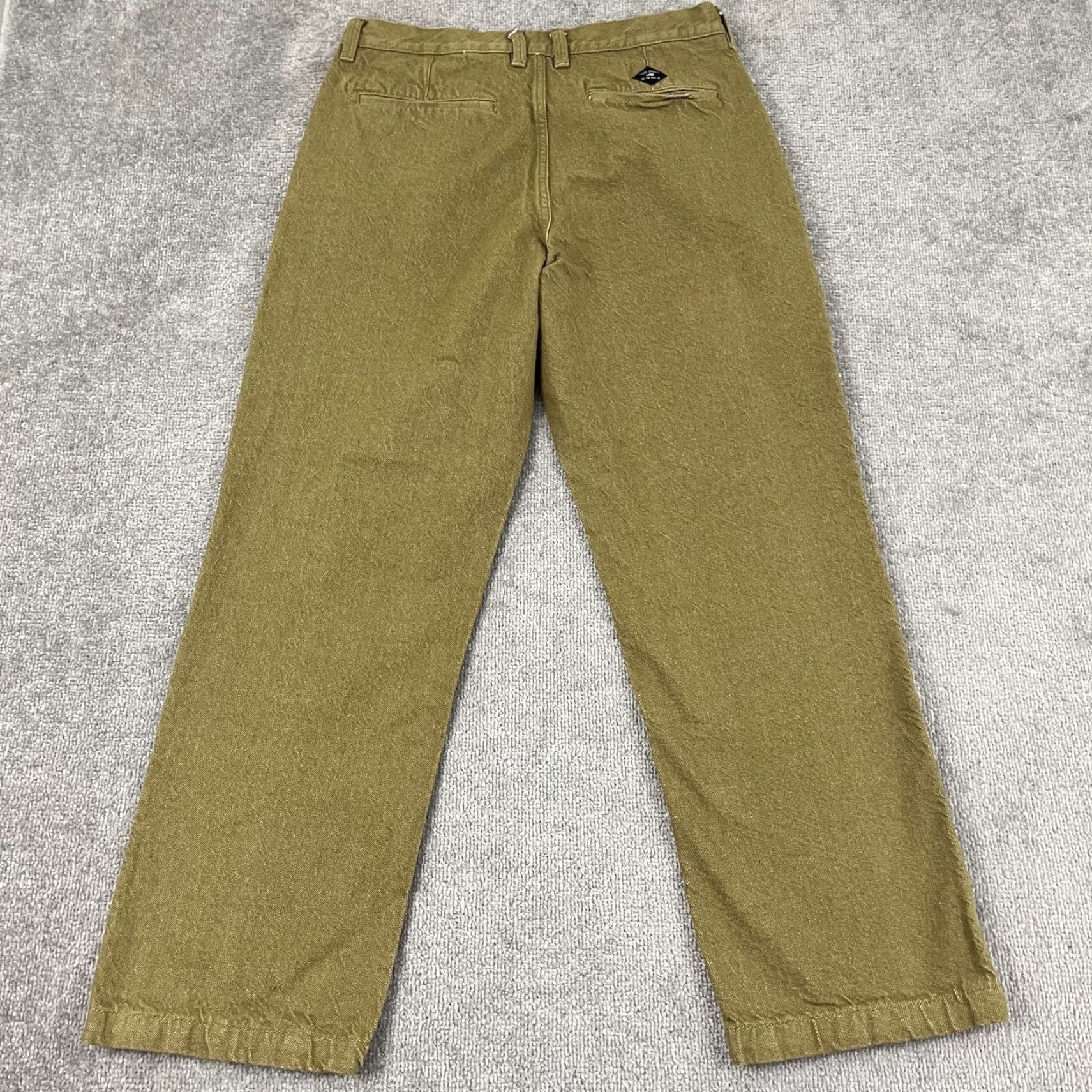 Vans VANS Gilbert Crockett Pants Men's 33x30 Chino Straight Fit Brown Skateboarding Casual Size US 33 - 2 Thumbnail