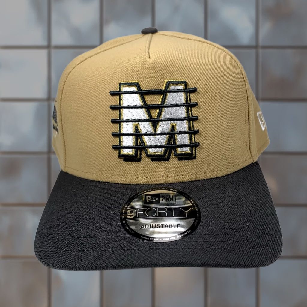 New Era New Era Baseball Cap Mens Adjustable Beige 9forty LMB Diablos Rojos Del Mexico Black NWT Snapback Size ONE SIZE - 1 Thumbnail