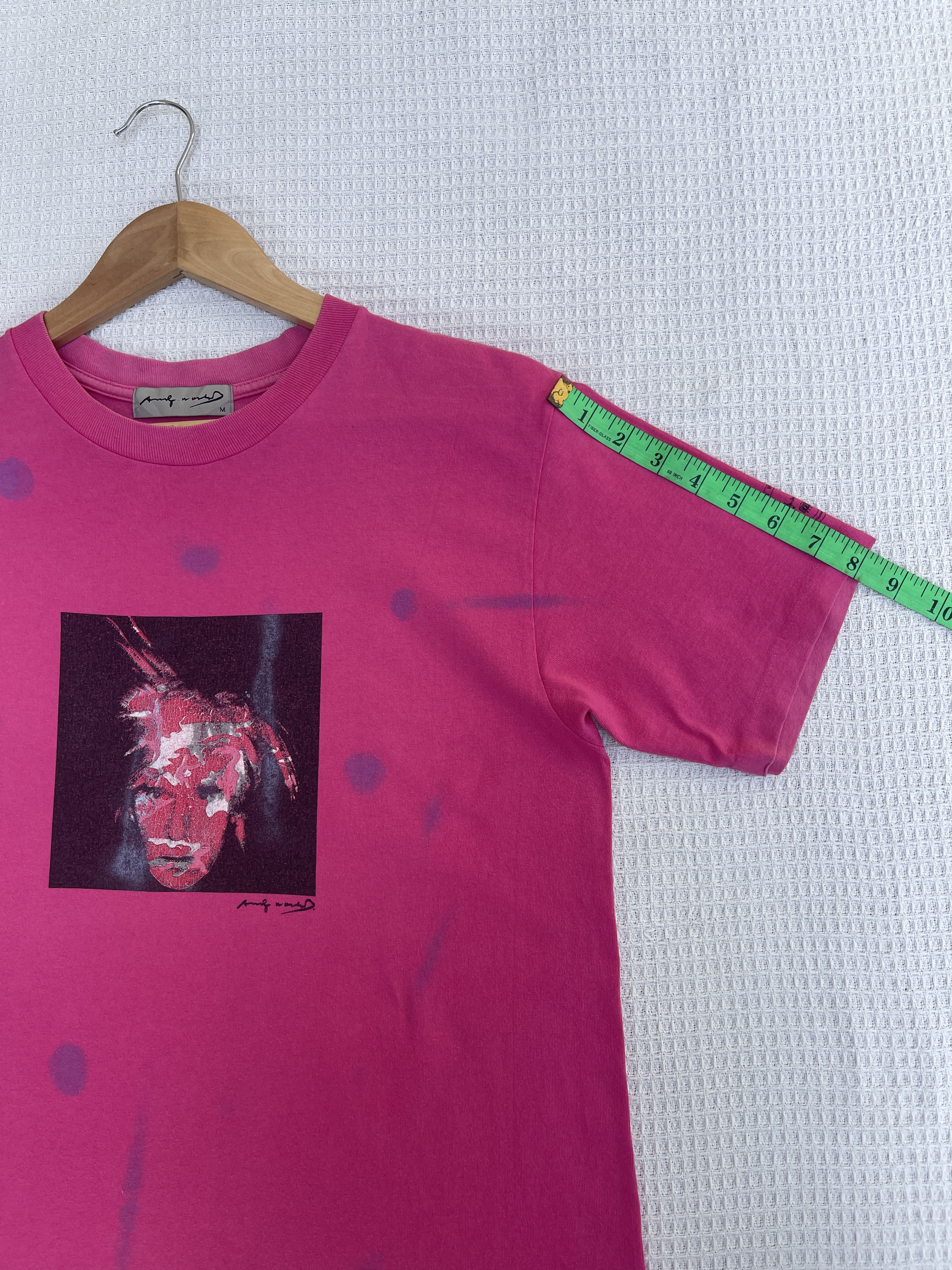 Andy Warhol Last Drop🔥Vtg Andy Warhol Self Potrait Single Stitch T-Shirt Size US M / EU 48-50 / 2 - 12 Thumbnail