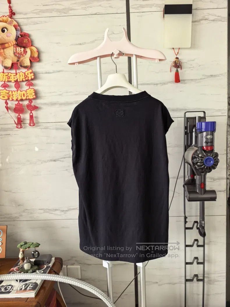 Loewe Loewe Floral logo T-shirt with short sleeves, neckline and Size US L / EU 52-54 / 3 - 2 Thumbnail