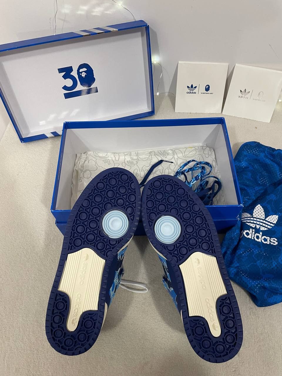 Adidas × Bape Adidas forum X Bape Size US 6 / IT 36 - 5 Thumbnail