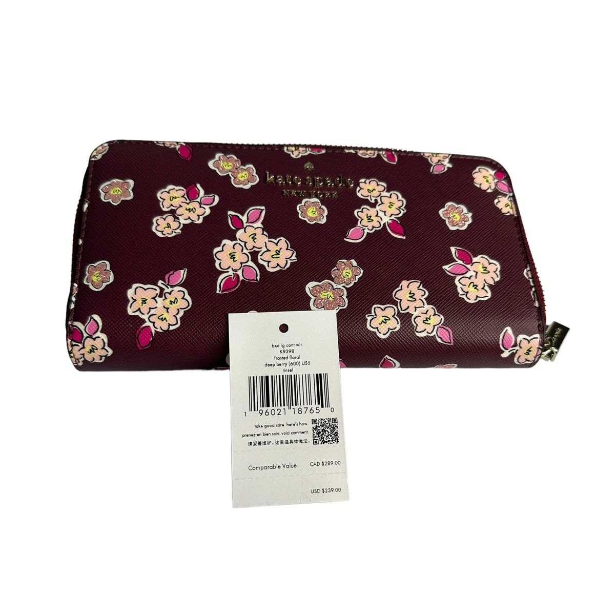 Kate Spade Kate Spade Tinsel Boxed Large Continental Wallet Size ONE SIZE - 6 Thumbnail