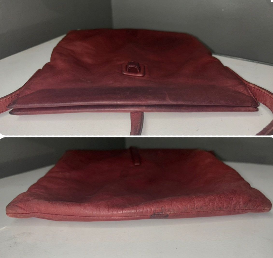 Loewe Vintage Loewe Burgundy Leather Shoulder Bag (project piece) Size ONE SIZE - 9 Thumbnail